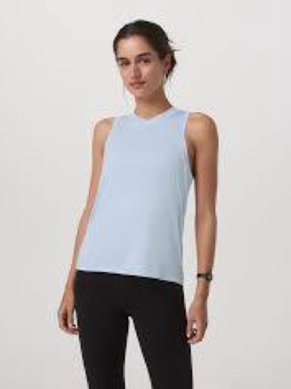 Vuori Energy Long Tank Top sky blue M